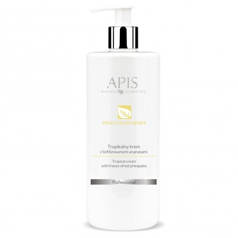 APIS PINA COLADA anticeliulitinis kūno kremas su liofilizuotais ananasais, 500 ml APIS PINA COLADA anticeliulitinis kūno kremas su liofilizuotais ananasais, 500 ml