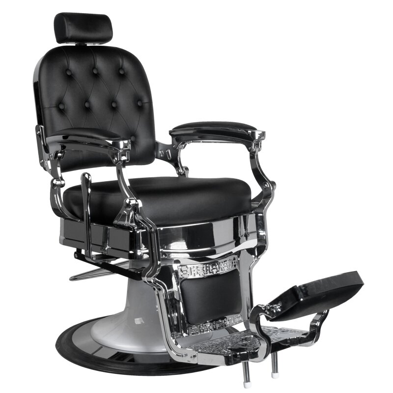 Profesionali barberio kėdė kirpykloms ir grožio salonams GABBIANO ERNESTO BLACK 1 Profesionali barberio kėdė kirpykloms ir grožio salonams GABBIANO ERNESTO BLACK 1