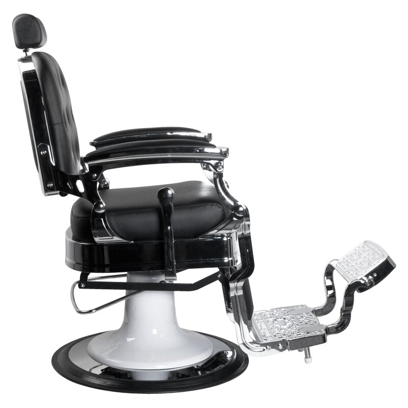 Profesionali barberio kėdė kirpykloms ir grožio salonams GABBIANO ERNESTO BLACK 3 Profesionali barberio kėdė kirpykloms ir grožio salonams GABBIANO ERNESTO BLACK 3
