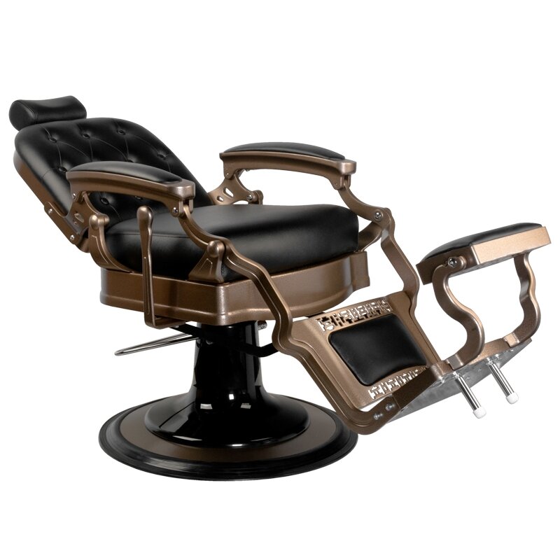 Profesionali barberio kėdė kirpykloms ir grožio salonams GABBIANO OLD ERNESTO BLACK 4 Profesionali barberio kėdė kirpykloms ir grožio salonams GABBIANO OLD ERNESTO BLACK 4