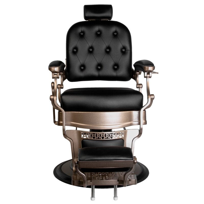 Profesionali barberio kėdė kirpykloms ir grožio salonams GABBIANO OLD ERNESTO BLACK 6
