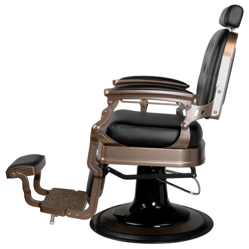 Profesionali barberio kėdė kirpykloms ir grožio salonams GABBIANO OLD ERNESTO BLACK 9 Profesionali barberio kėdė kirpykloms ir grožio salonams GABBIANO OLD ERNESTO BLACK 9