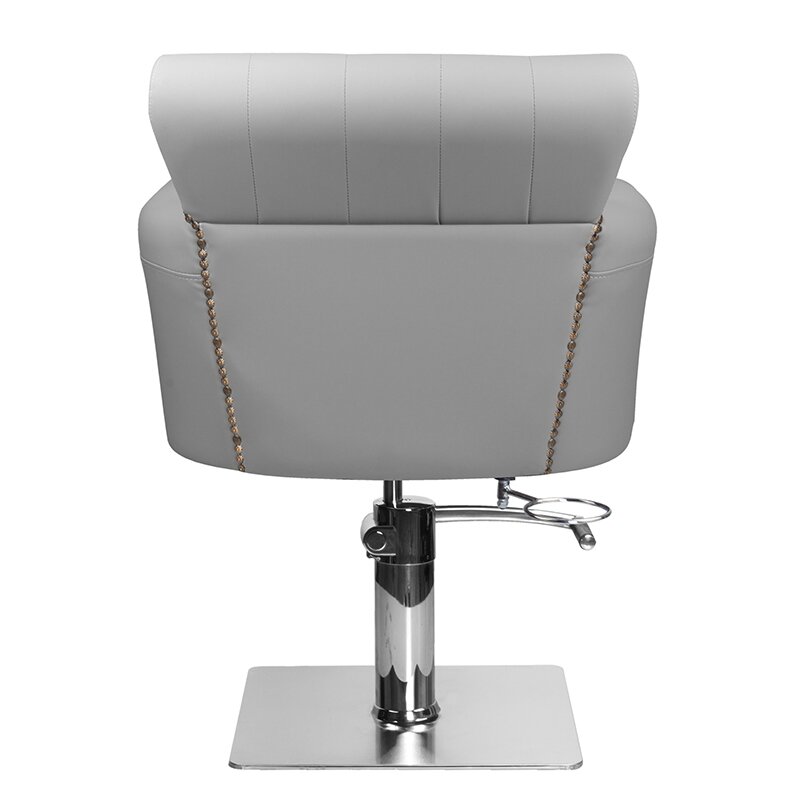Profesionali kirpyklos kėdė HAIR SYSTEM BER 8541, pilkos spalvos 3