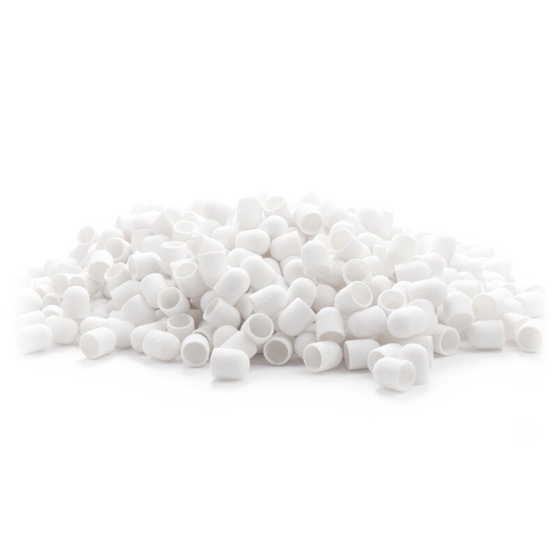 EXO PROFESSIONAL abrazyviniai antgaliai pedikiūro procedūroms 10mm/#60, 500 vnt. HARD CAP WHITE EXO PROFESSIONAL abrazyviniai antgaliai pedikiūro procedūroms 10mm/#60, 500 vnt. HARD CAP WHITE