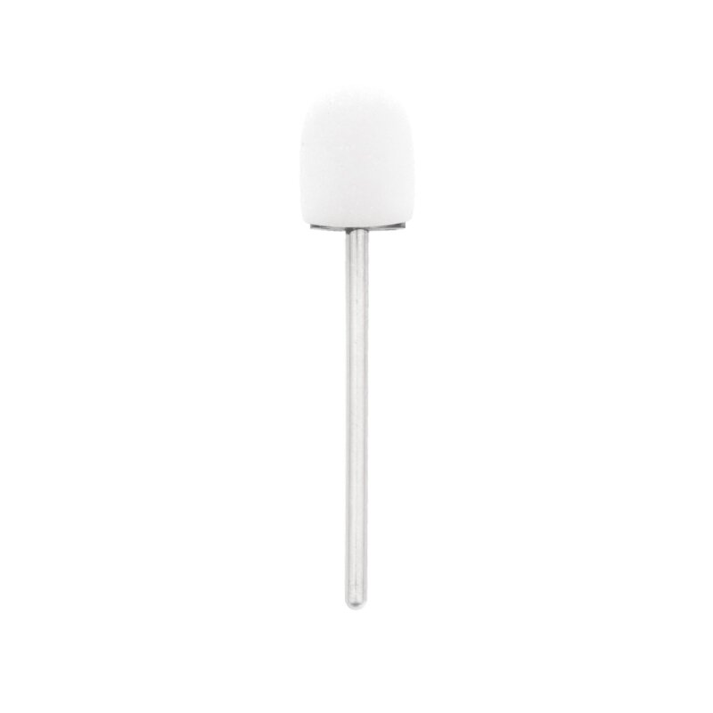 EXO PROFESSIONAL abrazyviniai antgaliai pedikiūro procedūroms 10mm/#60, 500 vnt. HARD CAP WHITE 1