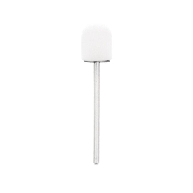 EXO PROFESSIONAL abrazyviniai antgaliai pedikiūro procedūroms 10mm/#150, 100 vnt. HARD CAP WHITE 1