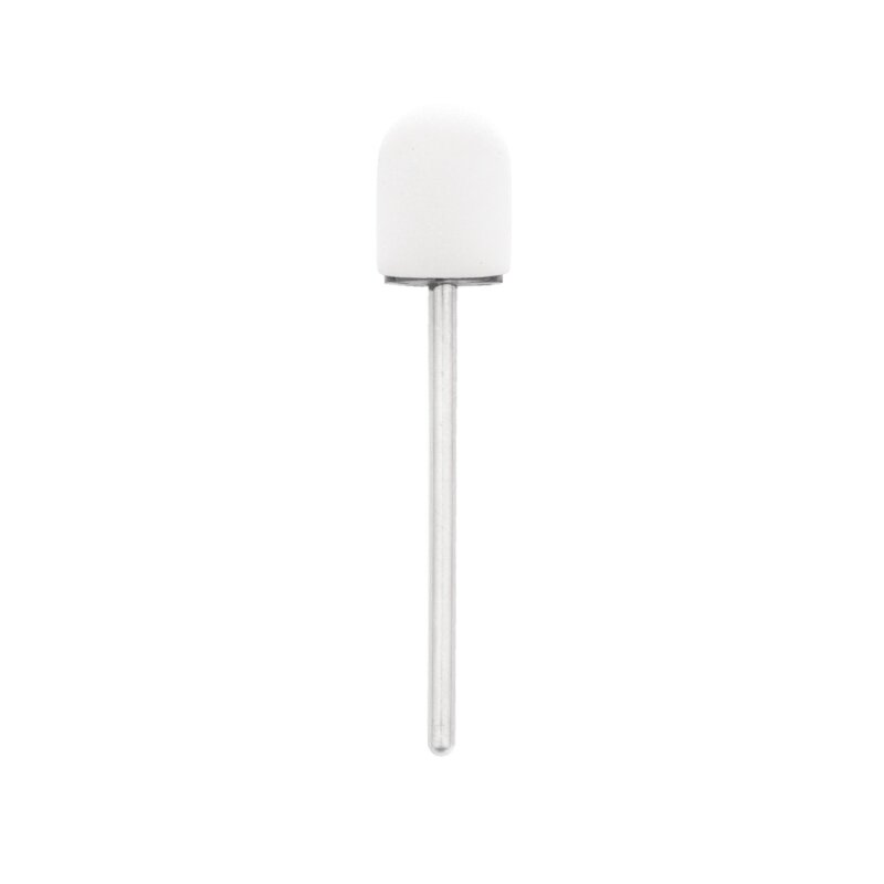 EXO PROFESSIONAL abrazyviniai antgaliai pedikiūro procedūroms 13mm/ #150, 100 vnt. HARD CAP WHITE 1