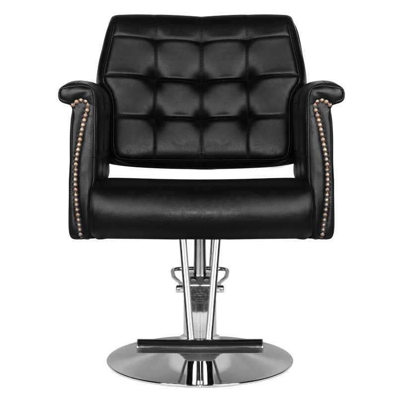 Profesionali kirpyklos kėdė HAIR SYSTEM HS48, juodos spalvos 1 Profesionali kirpyklos kėdė HAIR SYSTEM HS48, juodos spalvos 1