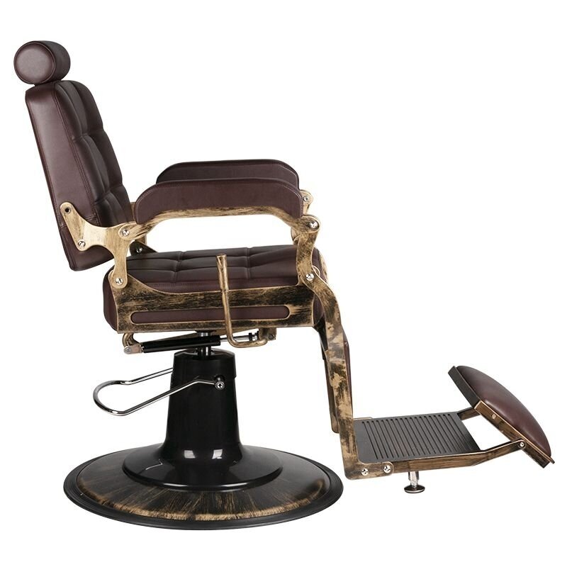 Profesionali barberio kėdė kirpykloms ir grožio salonams GABBIANO BOSS BROWN 4 Profesionali barberio kėdė kirpykloms ir grožio salonams GABBIANO BOSS BROWN 4