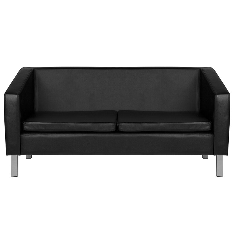 Profesionali laukiamojo sofa GABBIANO BM18003, juodos spalvos 1 Profesionali laukiamojo sofa GABBIANO BM18003, juodos spalvos 1