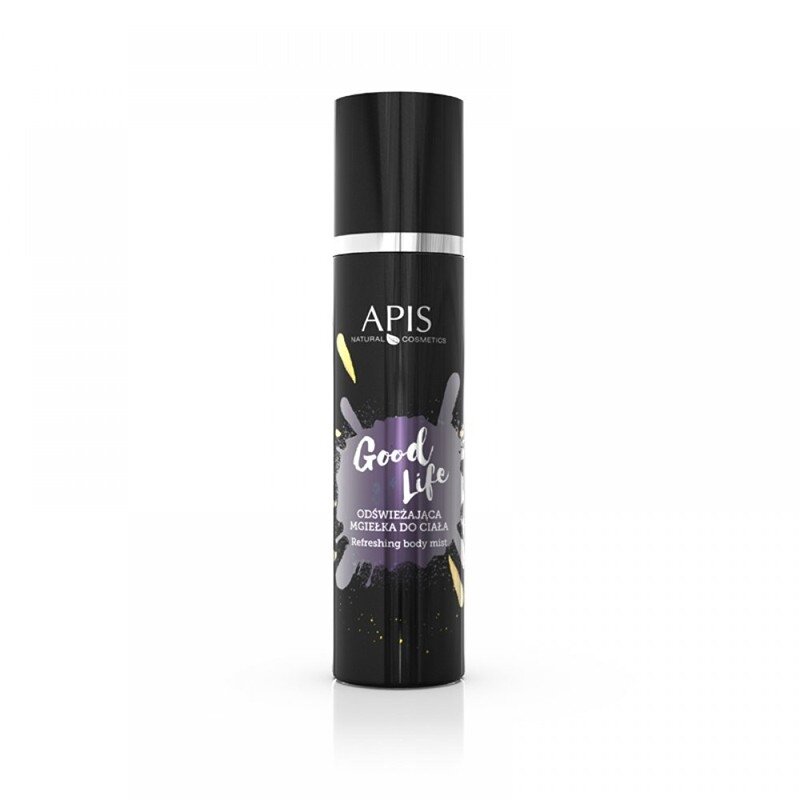 APIS BODY MIST GOOD LIFE švytėjimo ir drėgmės suteikianti kūno dulksna su hialurono rūgštimis, 150 ml APIS BODY MIST GOOD LIFE švytėjimo ir drėgmės suteikianti kūno dulksna su hialurono rūgštimis, 150 ml