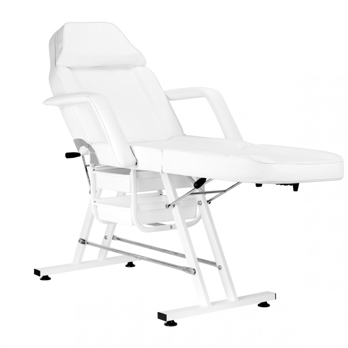Profesionali kosmetologinė lova-kėdė grožio procedūroms SILLON, baltos spalvos 1