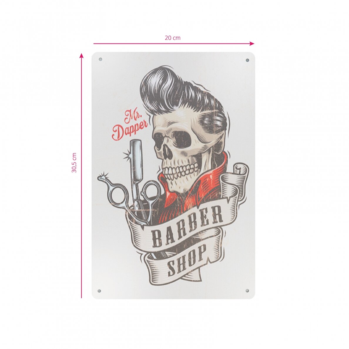 Dekoratyvinė lentelė grožio salonams ir barberių kirpykloms BARBER B023 1 Dekoratyvinė lentelė grožio salonams ir barberių kirpykloms BARBER B023 1