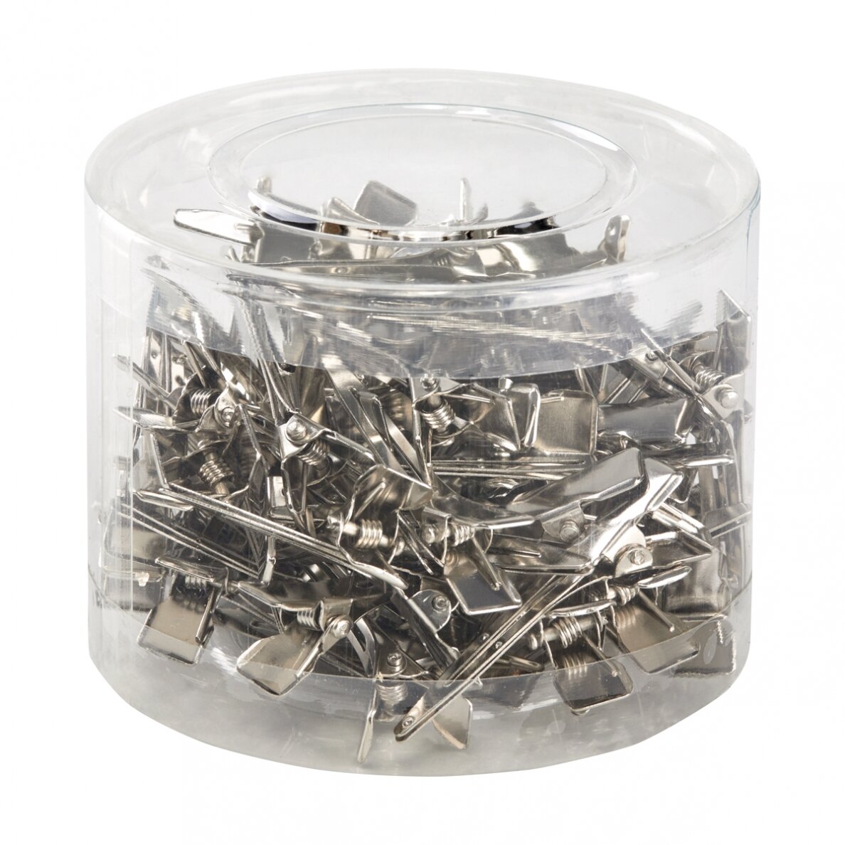 Metaliniai spaustukai E-19, 4,5 cm., 80 vnt. 1 Metaliniai spaustukai E-19, 4,5 cm., 80 vnt. 1