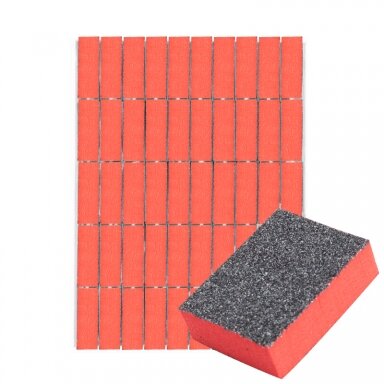 Mini nagų blokeliai manikiūrui MINI BLOCK GREY 60 vnt. KLR Mini nagų blokeliai manikiūrui MINI BLOCK GREY 60 vnt. KLR