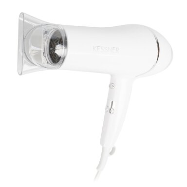 Profesionalus galingas plaukų džiovintuvas 2100W KESSNER WHITE Profesionalus galingas plaukų džiovintuvas 2100W KESSNER WHITE