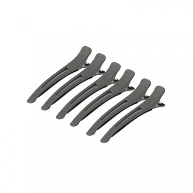 Plaukų segtukai-spaustukai E-12B 11,5 cm, 6 vnt. Plaukų segtukai-spaustukai E-12B 11,5 cm, 6 vnt.