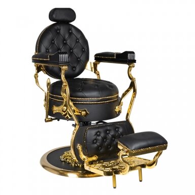 Profesionali barberio kėdė kirpykloms ir grožio salonams GABBIANO CESARE GOLD Profesionali barberio kėdė kirpykloms ir grožio salonams GABBIANO CESARE GOLD
