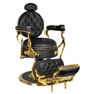 Profesionali barberio kėdė kirpykloms ir grožio salonams GABBIANO CESARE GOLD Profesionali barberio kėdė kirpykloms ir grožio salonams GABBIANO CESARE GOLD