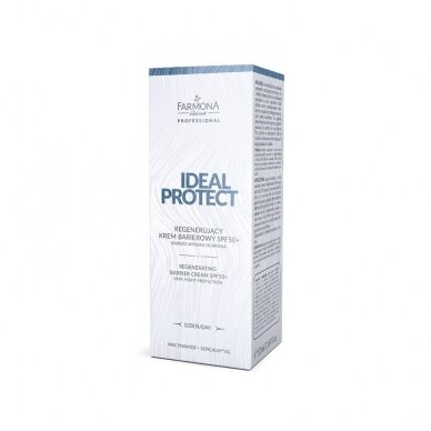 FARMONA IDEAL PROTECT regeneruojantis apsauginis veido kremas su SPF50+, 50 ml FARMONA IDEAL PROTECT regeneruojantis apsauginis veido kremas su SPF50+, 50 ml