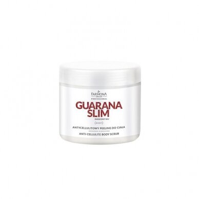 FARMONA GUARANA SLIM anticeliulitinis kūno šveitiklis tropinių vaisių kvapo, 600 g FARMONA GUARANA SLIM anticeliulitinis kūno šveitiklis tropinių vaisių kvapo, 600 g
