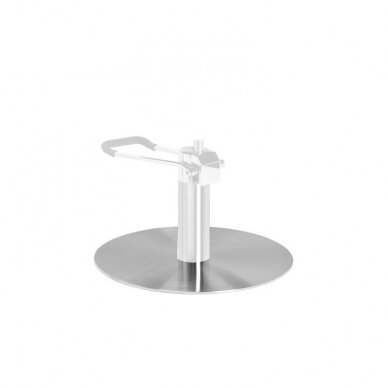 Apvalus pagrindas kirpyklos kėdei INOX L010 Apvalus pagrindas kirpyklos kėdei INOX L010