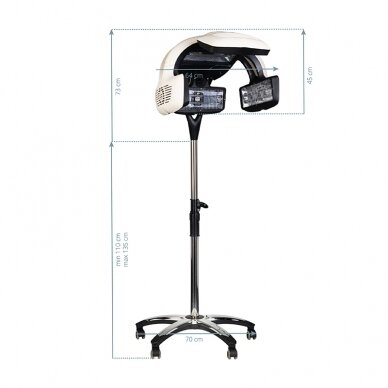 Profesionalus pastatomas infrazonas GABBIANO Y-707, kreminės spalvos 5 Profesionalus pastatomas infrazonas GABBIANO Y-707, kreminės spalvos 5