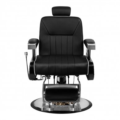 Profesionali barberio kėdė kirpykloms ir grožio salonams GABBIANO LIVIO, juodos spalvos 3 Profesionali barberio kėdė kirpykloms ir grožio salonams GABBIANO LIVIO, juodos spalvos 3