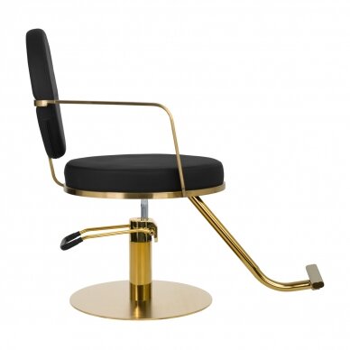 Profesionali kirpyklos kėdė GABBIANO ARRAS GOLD BLACK 1 Profesionali kirpyklos kėdė GABBIANO ARRAS GOLD BLACK 1