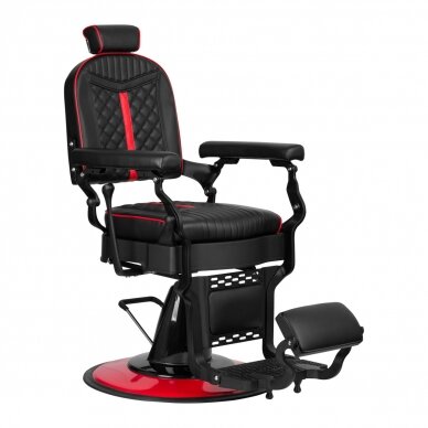 Profesionali barberio kėdė kirpykloms ir grožio salonams GABBIANO DIEGO BLACK Profesionali barberio kėdė kirpykloms ir grožio salonams GABBIANO DIEGO BLACK