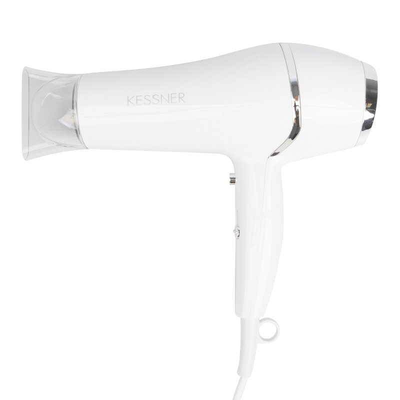 Profesionalus galingas plaukų džiovintuvas 2100W KESSNER WHITE Profesionalus galingas plaukų džiovintuvas 2100W KESSNER WHITE