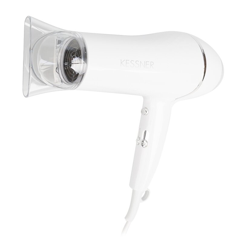 Profesionalus galingas plaukų džiovintuvas 2100W KESSNER WHITE 1 Profesionalus galingas plaukų džiovintuvas 2100W KESSNER WHITE 1
