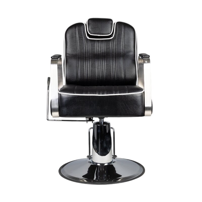Profesionali barberio kėdė kirpykloms ir grožio salonams GABBIANO MATTEO, juodos spalvos 1 Profesionali barberio kėdė kirpykloms ir grožio salonams GABBIANO MATTEO, juodos spalvos 1