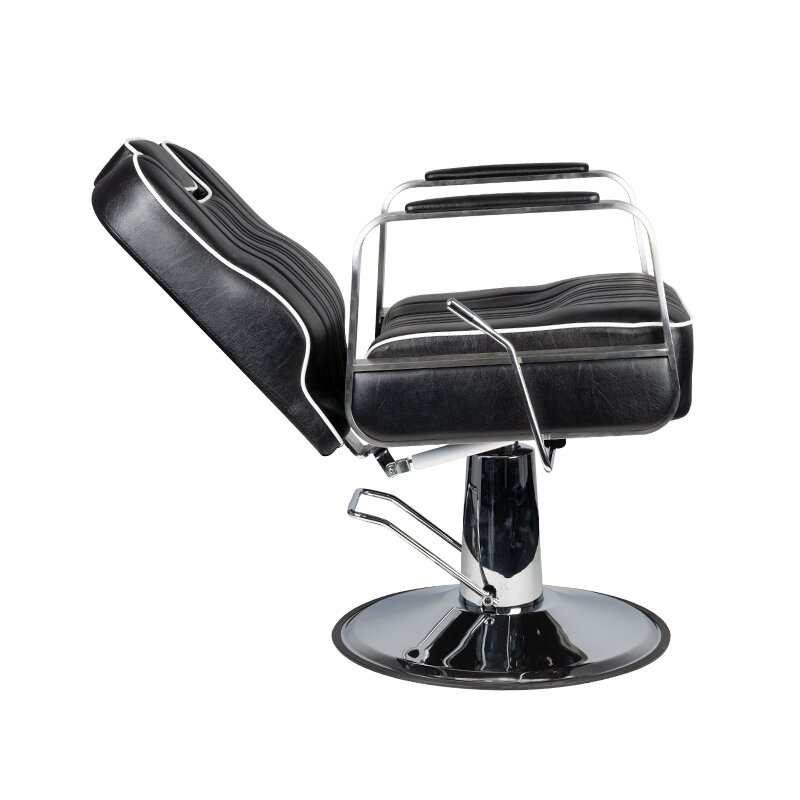Profesionali barberio kėdė kirpykloms ir grožio salonams GABBIANO MATTEO, juodos spalvos 3 Profesionali barberio kėdė kirpykloms ir grožio salonams GABBIANO MATTEO, juodos spalvos 3