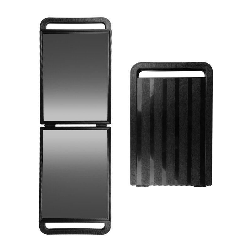 Dviejų dalių susidedantis kirpėjo veidrodis DUO MIRROR (rodyti vaizdą iš galo)
