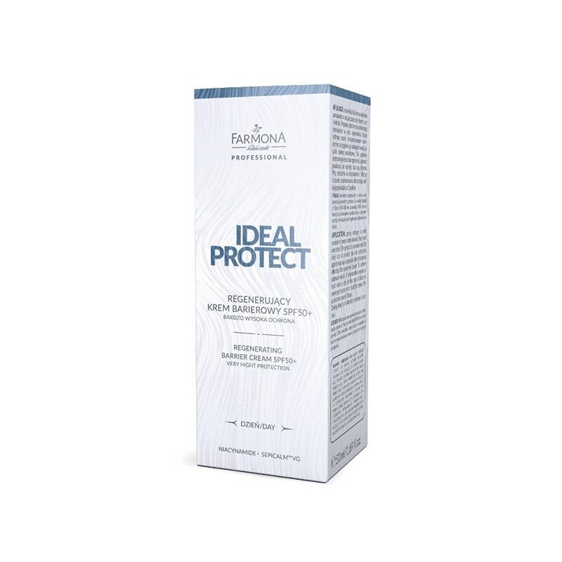 FARMONA IDEAL PROTECT regeneruojantis apsauginis veido kremas su SPF50+, 50 ml FARMONA IDEAL PROTECT regeneruojantis apsauginis veido kremas su SPF50+, 50 ml