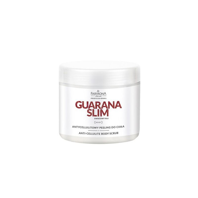 FARMONA GUARANA SLIM anticeliulitinis kūno šveitiklis tropinių vaisių kvapo, 600 g FARMONA GUARANA SLIM anticeliulitinis kūno šveitiklis tropinių vaisių kvapo, 600 g