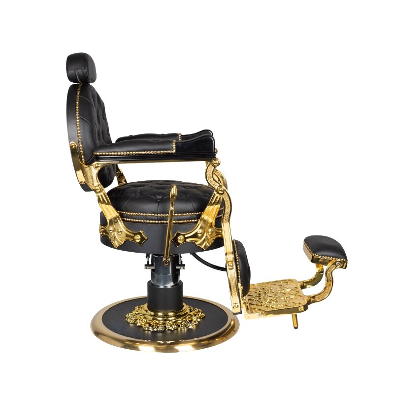 Profesionali barberio kėdė kirpykloms ir grožio salonams GABBIANO CESARE GOLD 3 Profesionali barberio kėdė kirpykloms ir grožio salonams GABBIANO CESARE GOLD 3
