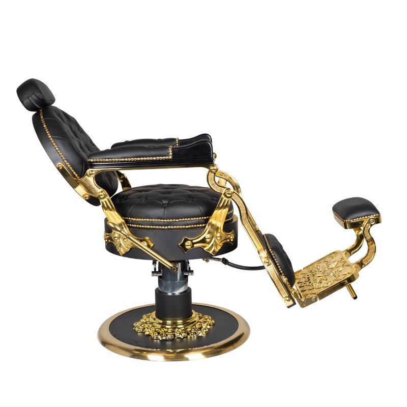 Profesionali barberio kėdė kirpykloms ir grožio salonams GABBIANO CESARE GOLD 4 Profesionali barberio kėdė kirpykloms ir grožio salonams GABBIANO CESARE GOLD 4