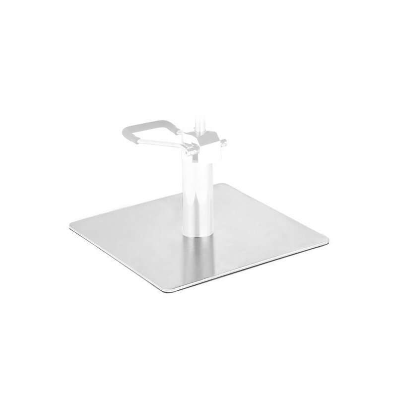 Kvadratinis pagrindas kirpyklos kėdei INOX L009 Kvadratinis pagrindas kirpyklos kėdei INOX L009
