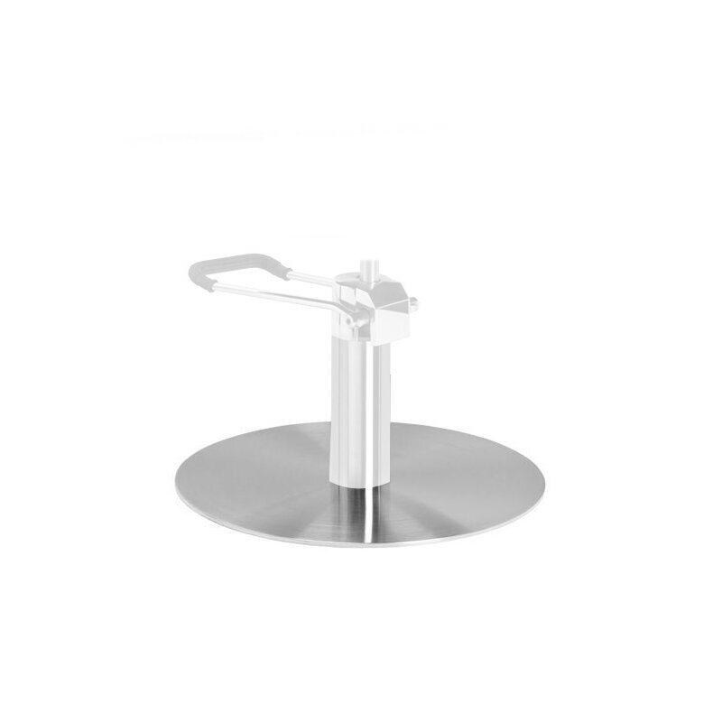 Apvalus pagrindas kirpyklos kėdei INOX L010 Apvalus pagrindas kirpyklos kėdei INOX L010