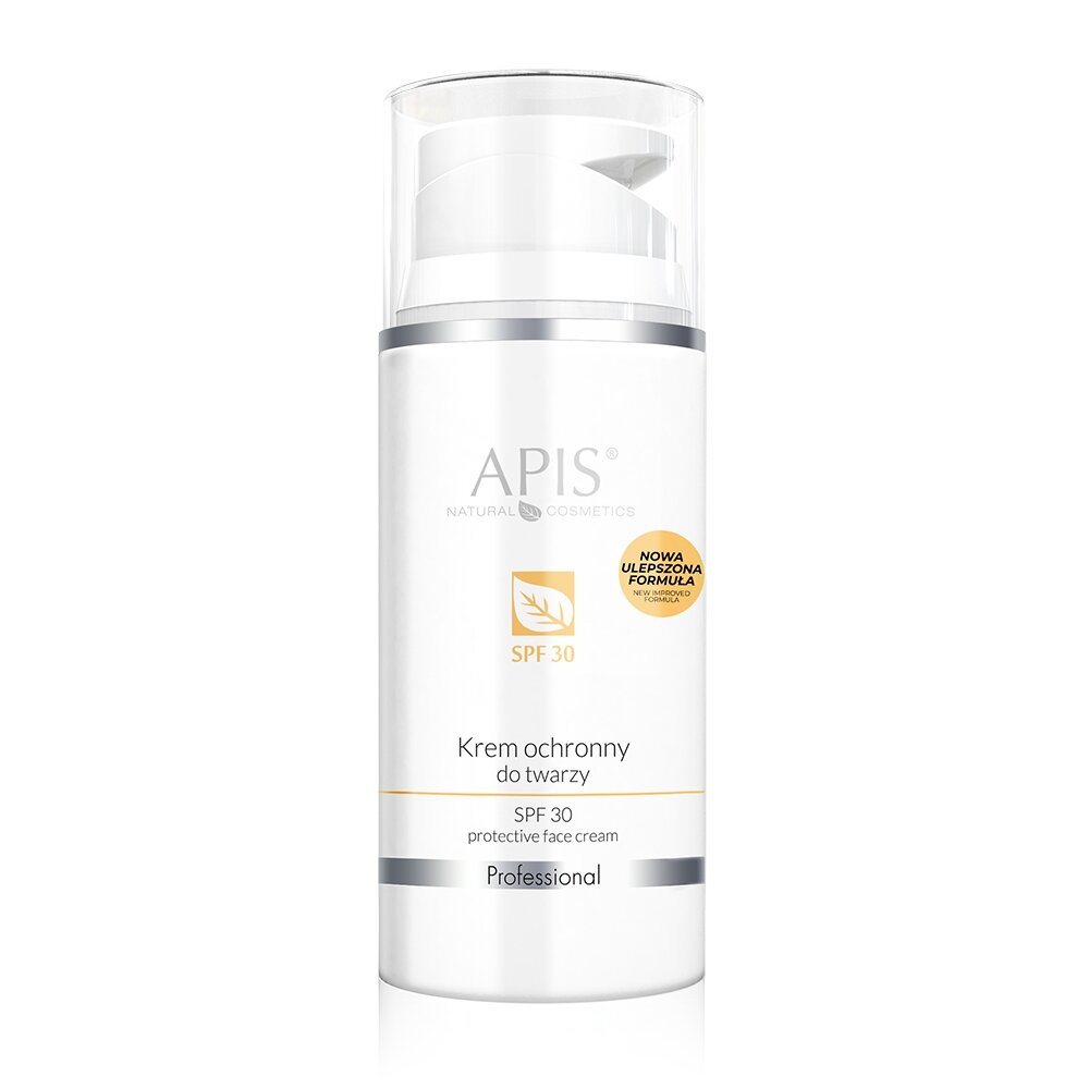 APIS apsauginis veido kremas su hialurono rugštimis, vitaminu E su SPF 30, 100 ml APIS apsauginis veido kremas su hialurono rugštimis, vitaminu E su SPF 30, 100 ml