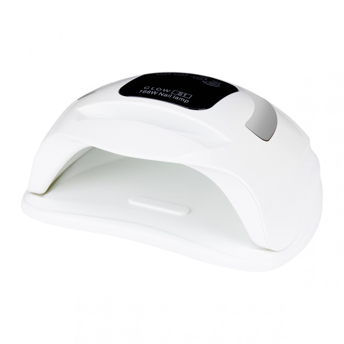 Profesionali UV/LED nagų lempa manikiūrui GLOW S1 DUAL 168W, sidabrinės spalvos 1 Profesionali UV/LED nagų lempa manikiūrui GLOW S1 DUAL 168W, sidabrinės spalvos 1