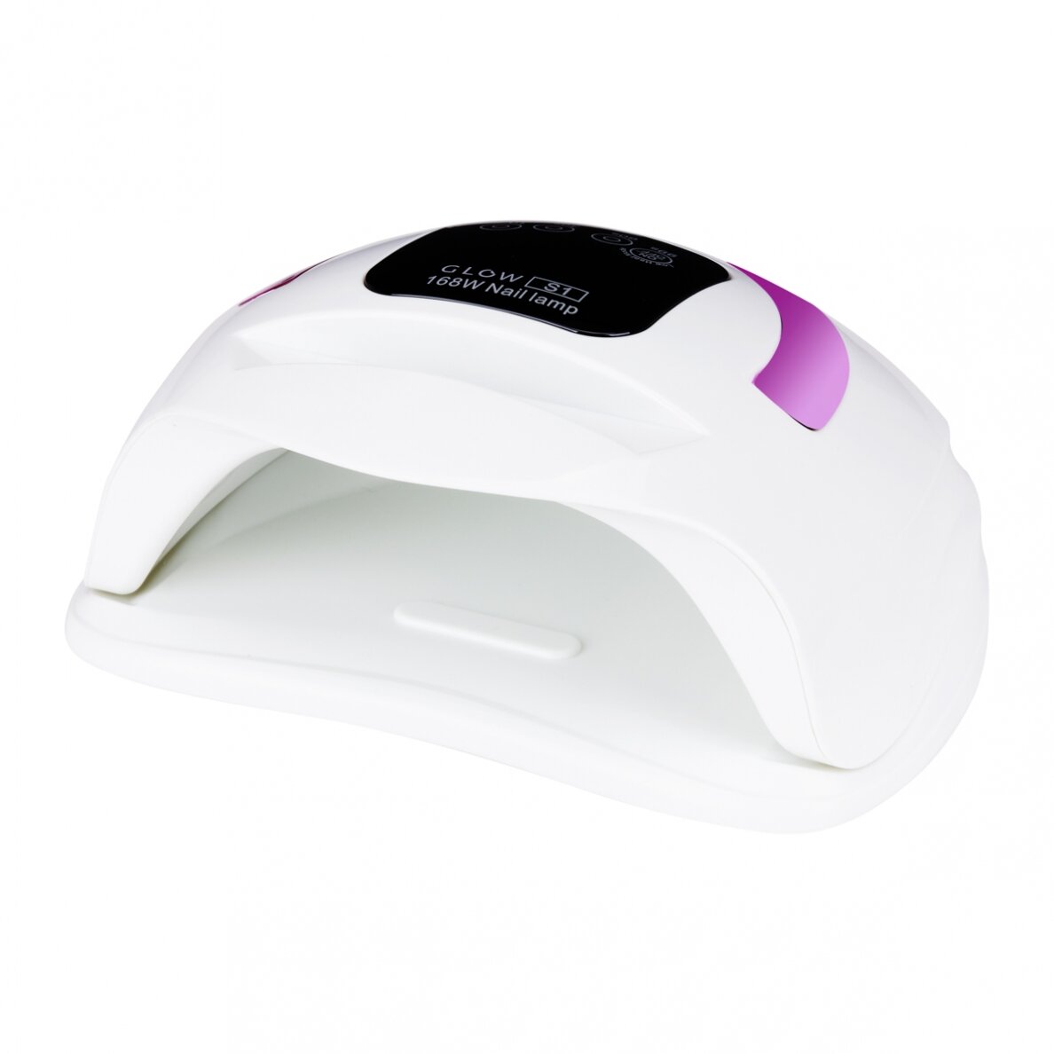 Profesionali UV/LED nagų lempa manikiūrui Dual Led Glow S1, 168W, baltos spalvos 1 Profesionali UV/LED nagų lempa manikiūrui Dual Led Glow S1, 168W, baltos spalvos 1
