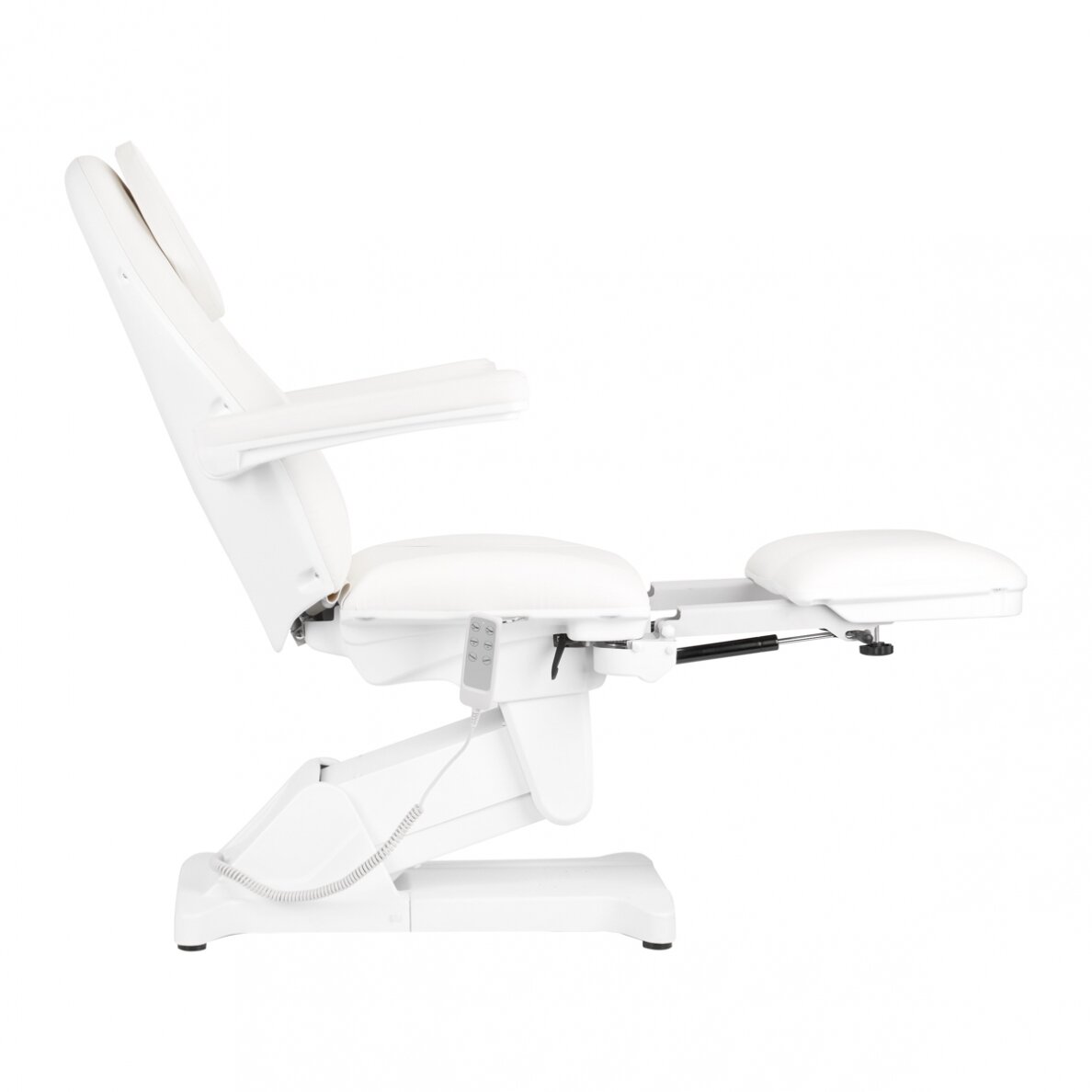 Profesionalus elektrinis pedikiūro gultas-lova SILLON BASIC PEDI, 3 variklių, baltos spalvos 4 Profesionalus elektrinis pedikiūro gultas-lova SILLON BASIC PEDI, 3 variklių, baltos spalvos 4