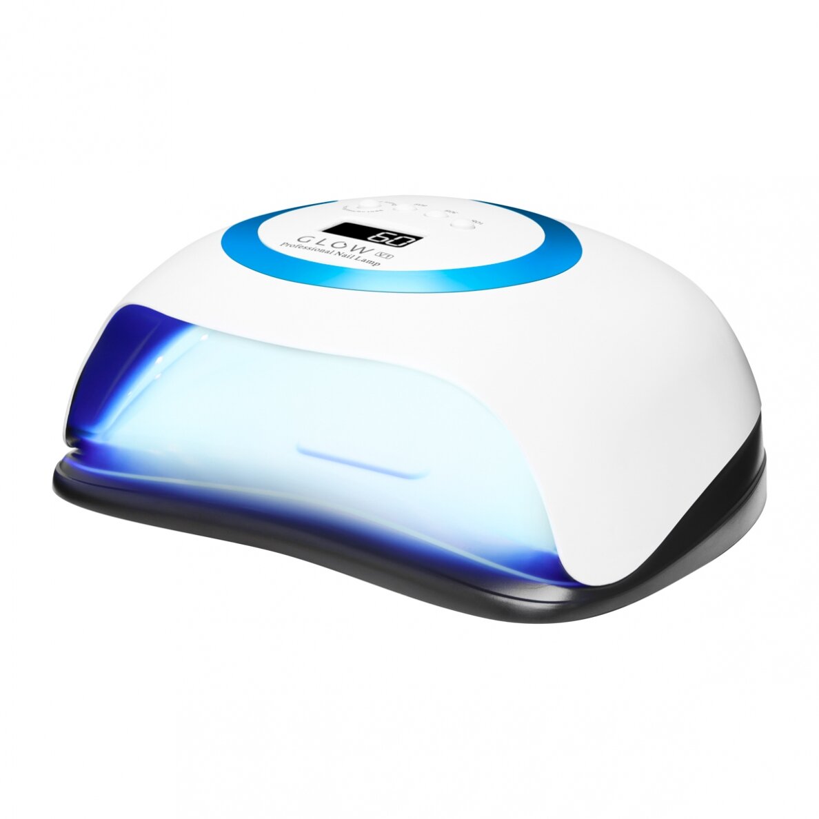 Profesionali UV/LED nagų lempa manikiūrui GLOW V1 168W, baltos spalvos Profesionali UV/LED nagų lempa manikiūrui GLOW V1 168W, baltos spalvos