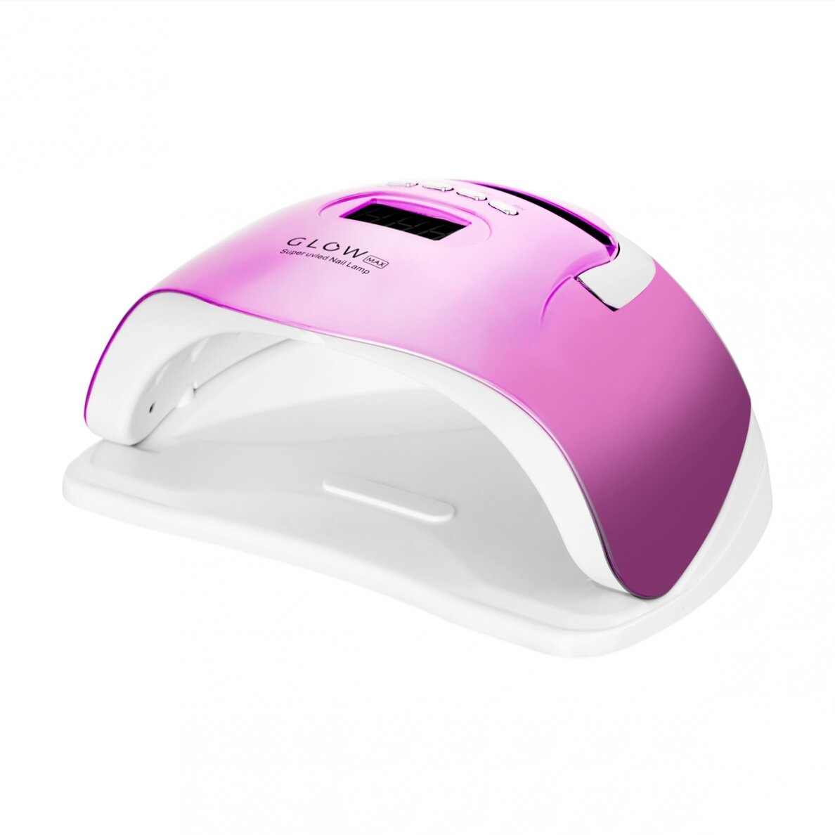 Profesionali UV/LED nagų lempa manikiūrui GLOW F2 RP 220W, fuksijos spalvos 1 Profesionali UV/LED nagų lempa manikiūrui GLOW F2 RP 220W, fuksijos spalvos 1