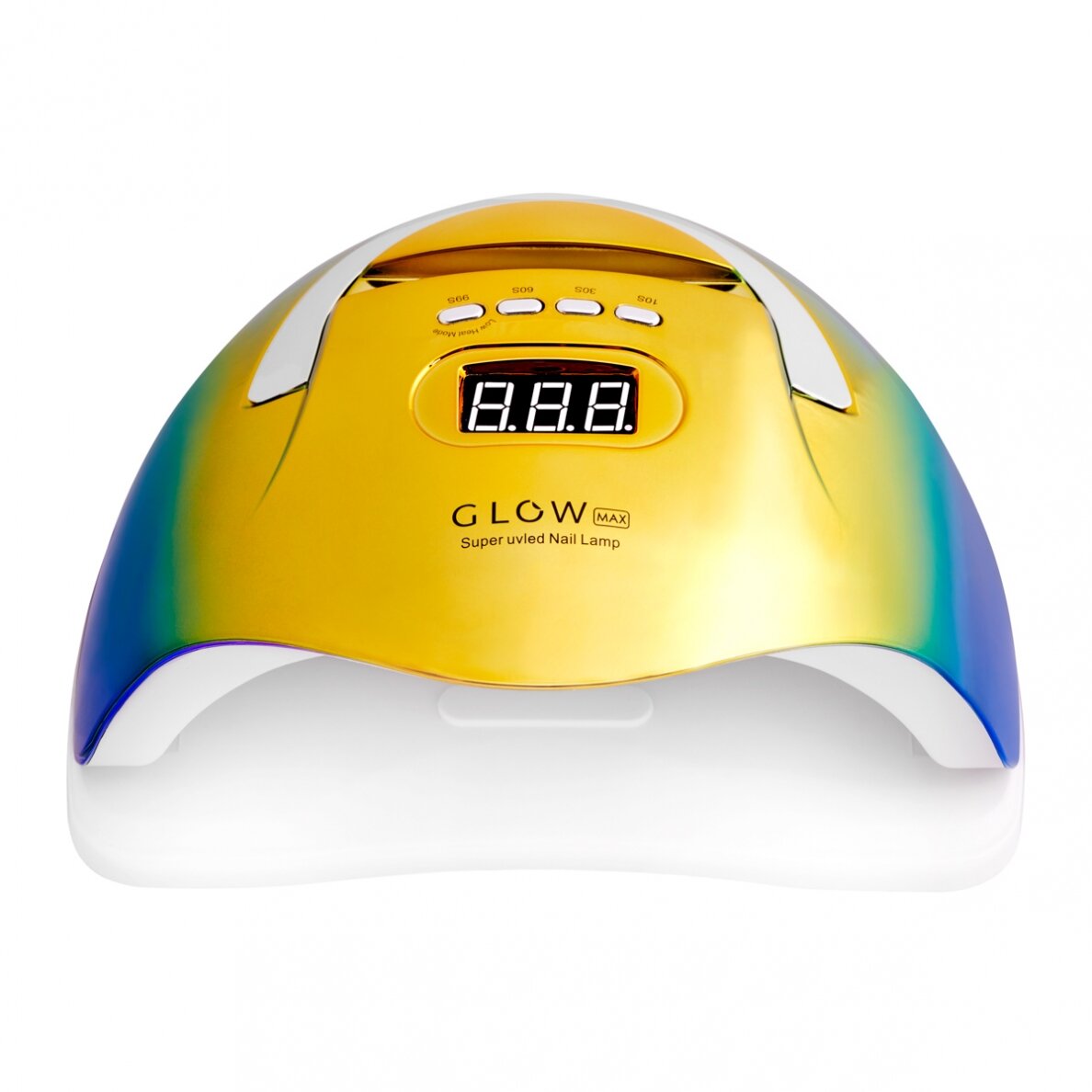 Profesionali UV/LED nagų lempa manikiūrui GLOW F2 ZN 220W, auksinės/mėlynos spalvos 2 Profesionali UV/LED nagų lempa manikiūrui GLOW F2 ZN 220W, auksinės/mėlynos spalvos 2
