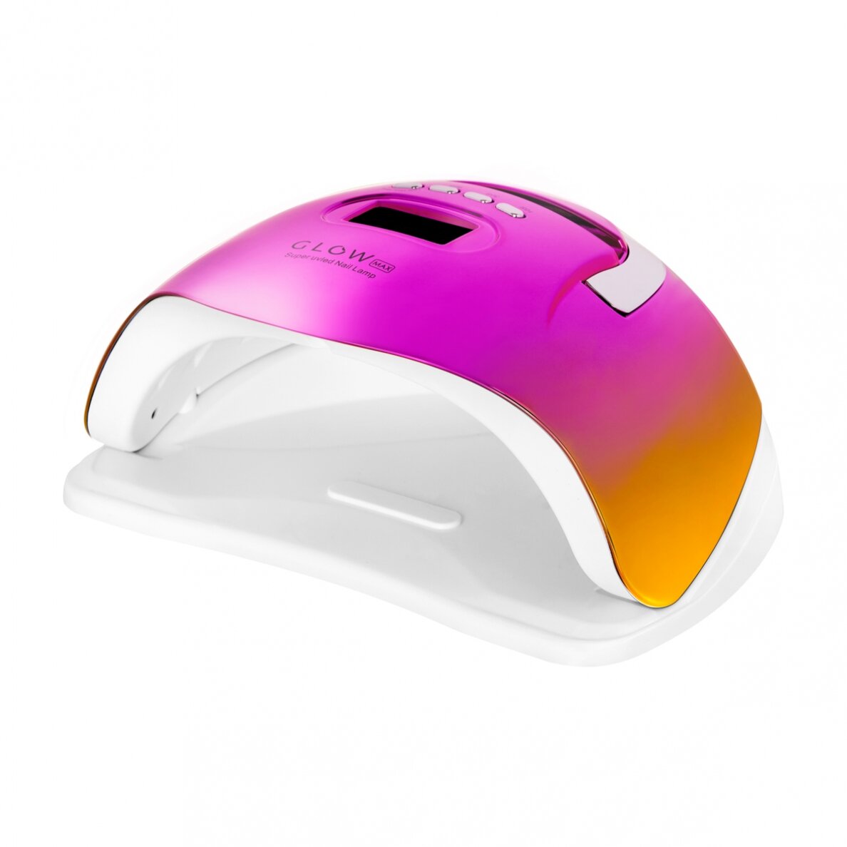 Profesionali UV/LED nagų lempa manikiūrui GLOW F2 RC 220W, fuksijos/auksinės spalvos 1 Profesionali UV/LED nagų lempa manikiūrui GLOW F2 RC 220W, fuksijos/auksinės spalvos 1