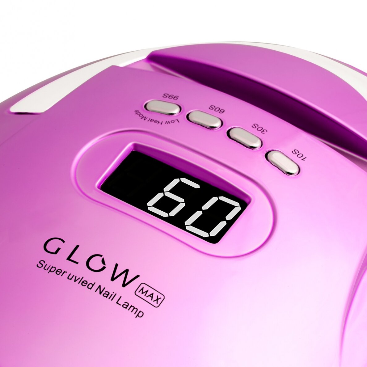 Profesionali UV/LED nagų lempa manikiūrui GLOW F2 RC 220W, fuksijos/auksinės spalvos 3 Profesionali UV/LED nagų lempa manikiūrui GLOW F2 RC 220W, fuksijos/auksinės spalvos 3